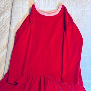 hanna Anderson dress long sleeve size 6